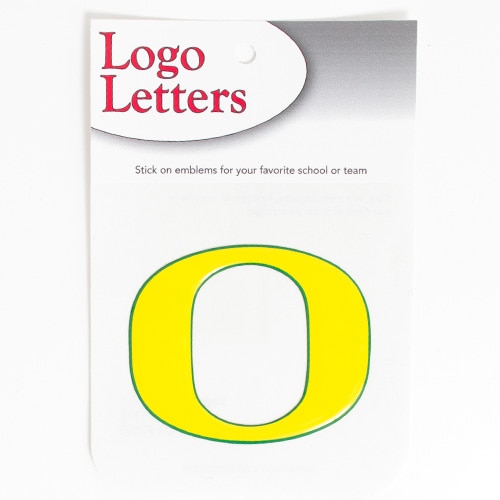 Classic Oregon O, 3", Logo Letter, Decal